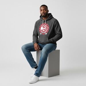 Blue 84/NBA/ATLANTA HAWKS/Officially Licensed/Hooded Sweatshirt/SIZE 2X